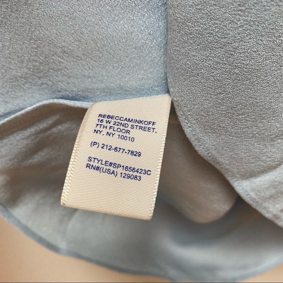 NEW Rebecca Minkoff Open Back Blouse - Picture 9 of 10